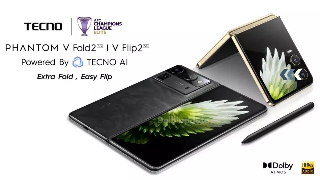 Tecno Phantom V Fold 2 5G and Phantom V Flip 2 5G: Features, Pricing, and Availability in India